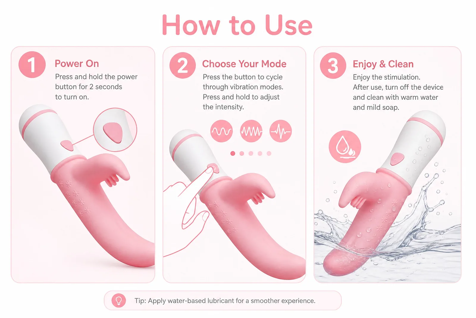 How to use DualTouch® - 3 step guide