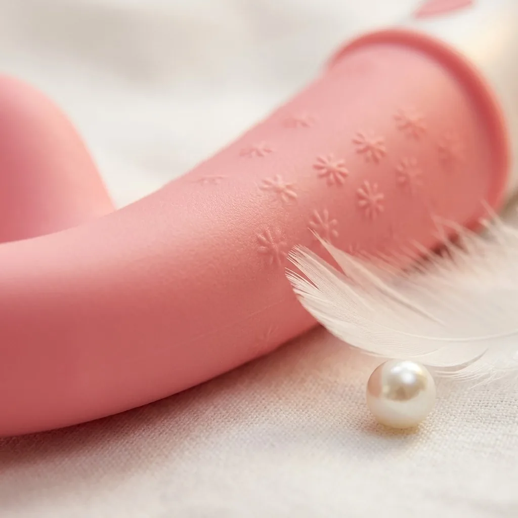 Soft-touch flexible material, close-up